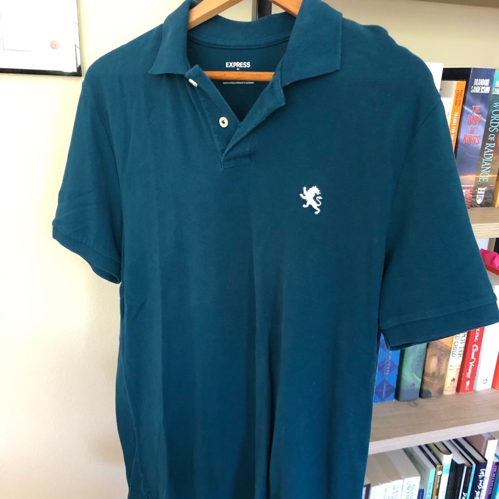 Mens Teal Polo